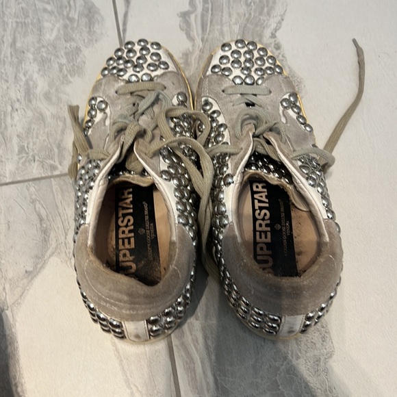 Golden Goose Superstar Studded Sneakers in Size 36 - Picture 3 of 5